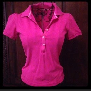 VS Pink Polo Top